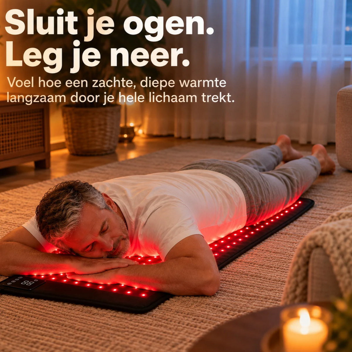 InfraRood Mat - Draadloos - 100x40cm