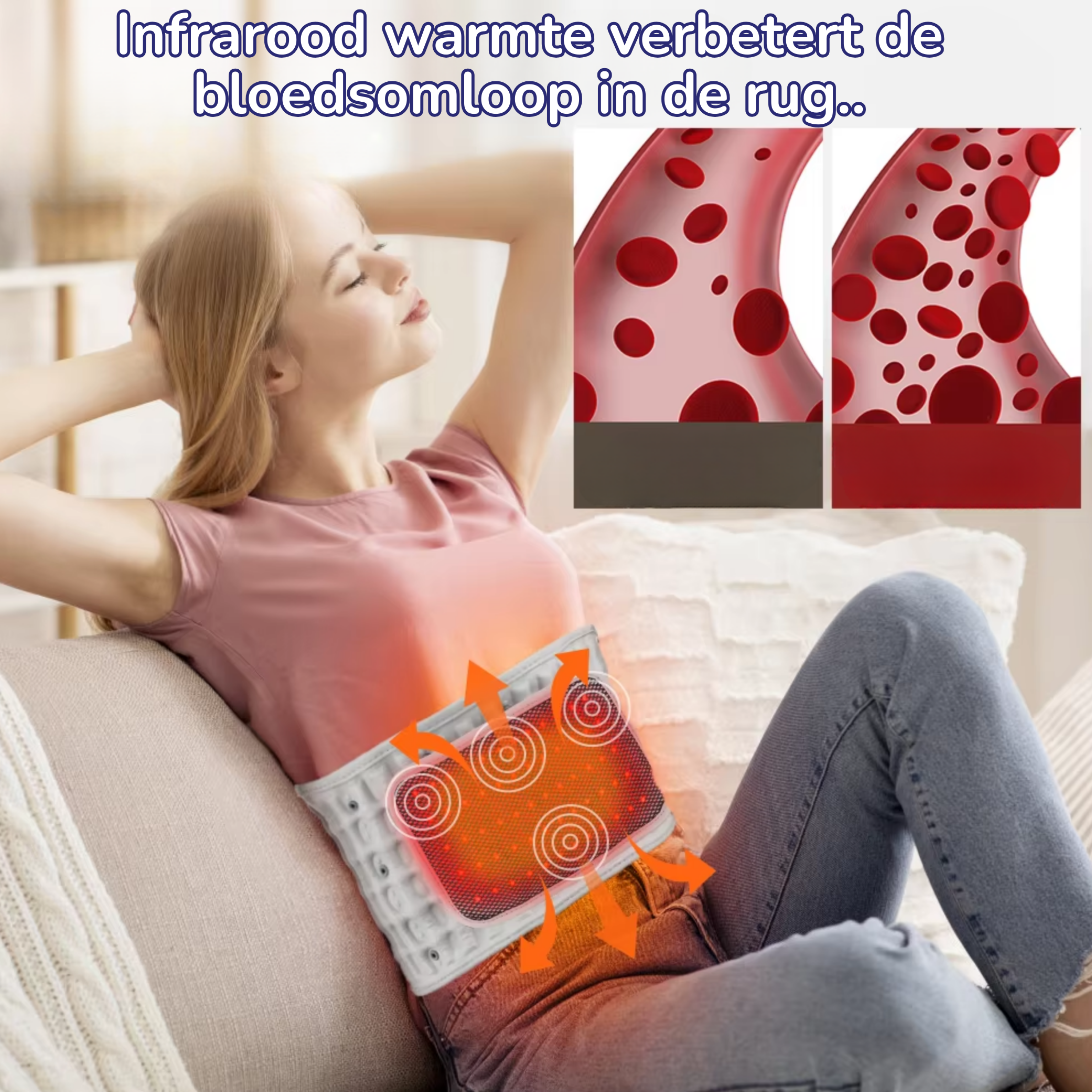 Upgrade:  Touch Screen Decompressie Brace met InfraRood Verwarming en Massage