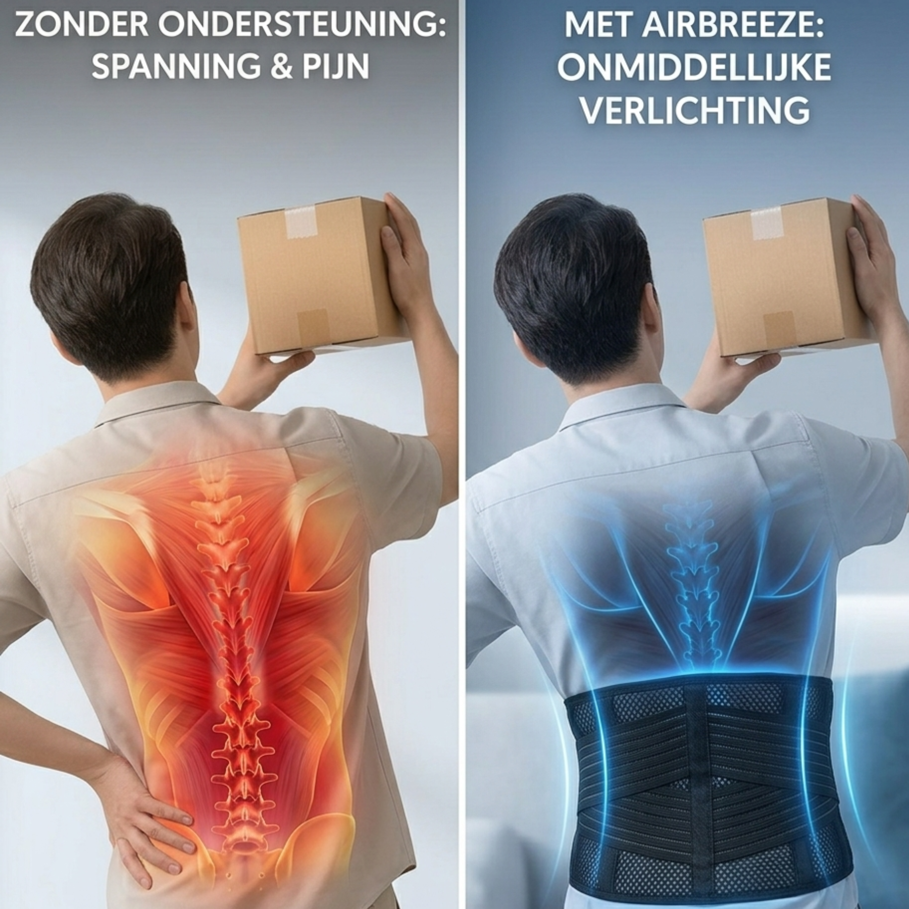 Luchtige Zomer Onderrug Brace - Frisse Steun