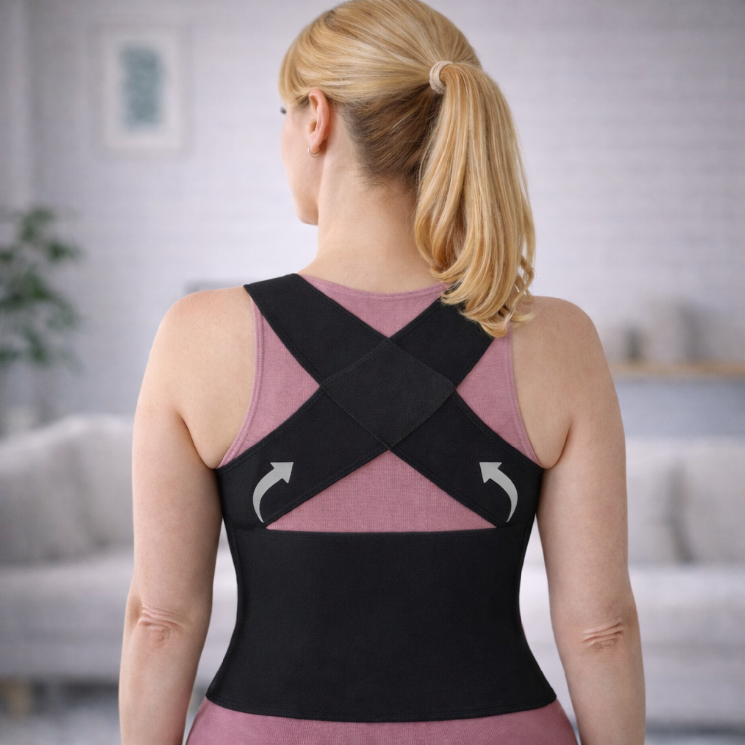 PerfectPostuur - Kompression Top - Schlank und Selbstbewusstes Körperhaltung - Damen