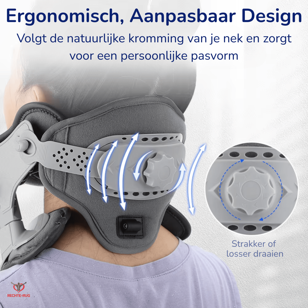 Nek Tractie - met Verwarming - Verlicht en Ontspan Nekwervels