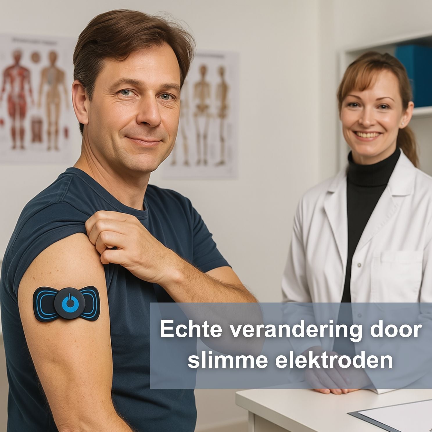 TEns apparaat van rechte rug voor minder pijn