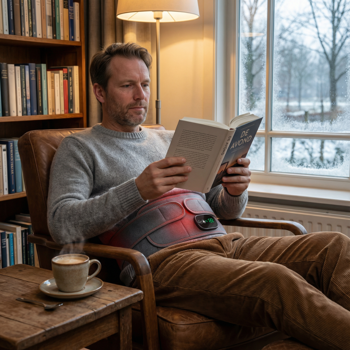 rug massage met warmte bij rugpijn van rechte rug .nl