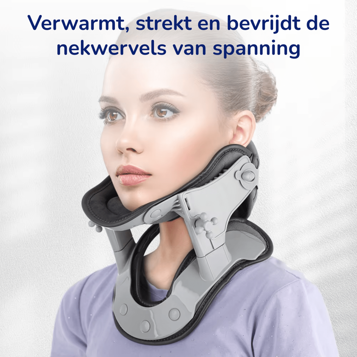 Nek Tractie - met Verwarming - Verlicht en Ontspan Nekwervels