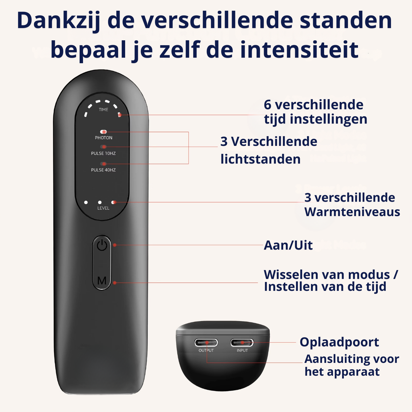 roodlicht therapie infrarood therapie brace voor nekwervels, nekpijn, nek hernia artrose nek rechte-rug