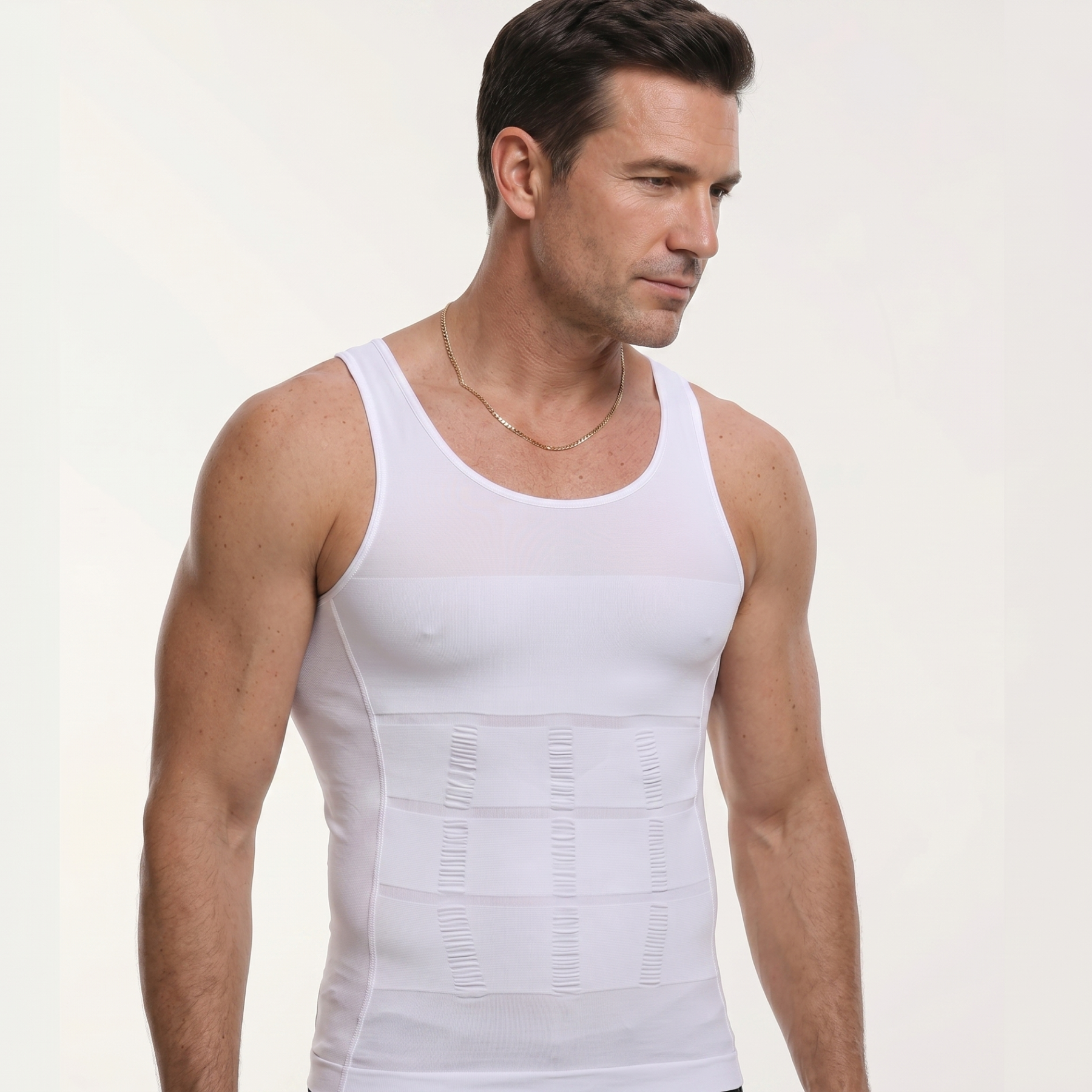 rechte rug postuur hemd compressie hemd afslankend shirt kleding