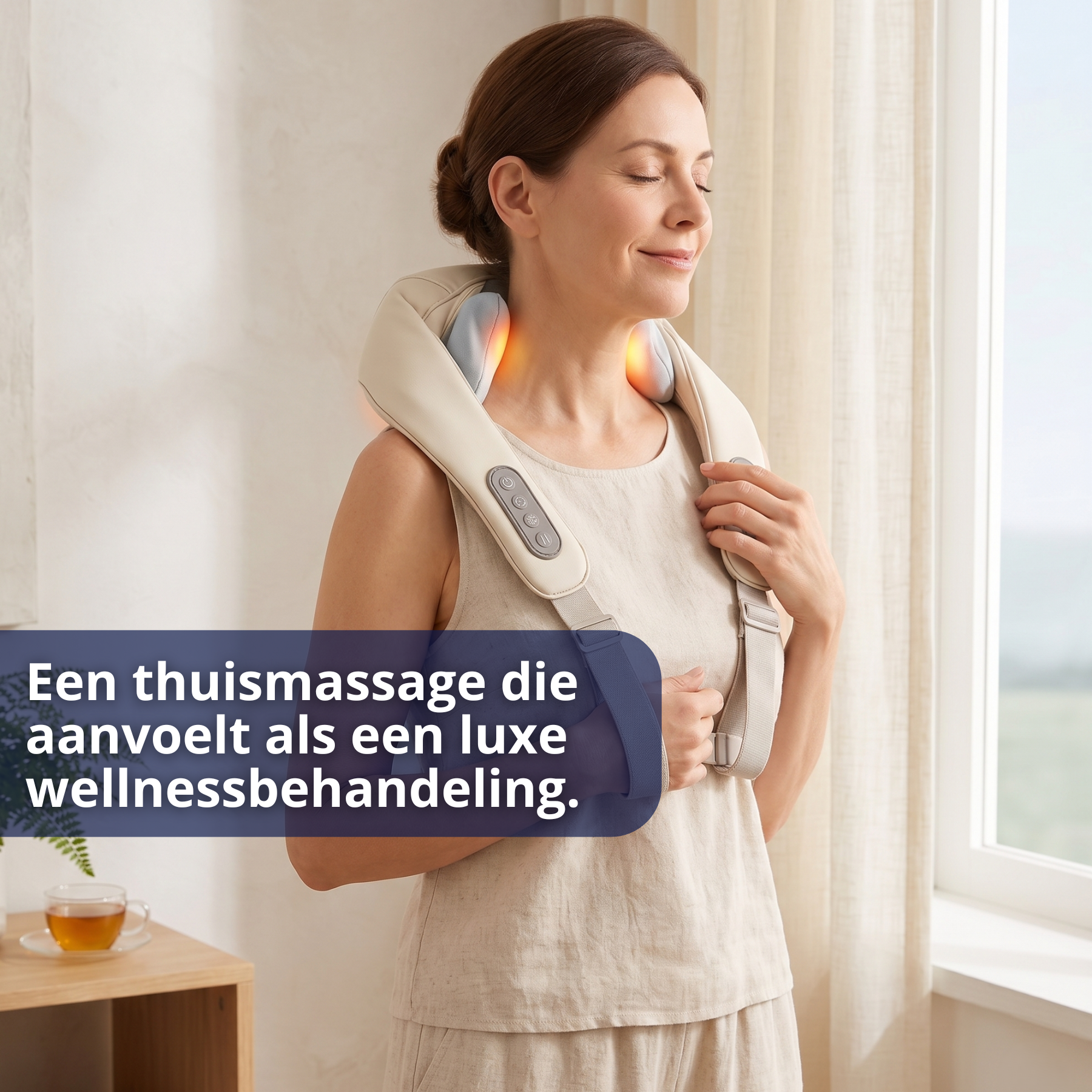 Simulatie Nek & Schouder Massage - met Verwarming