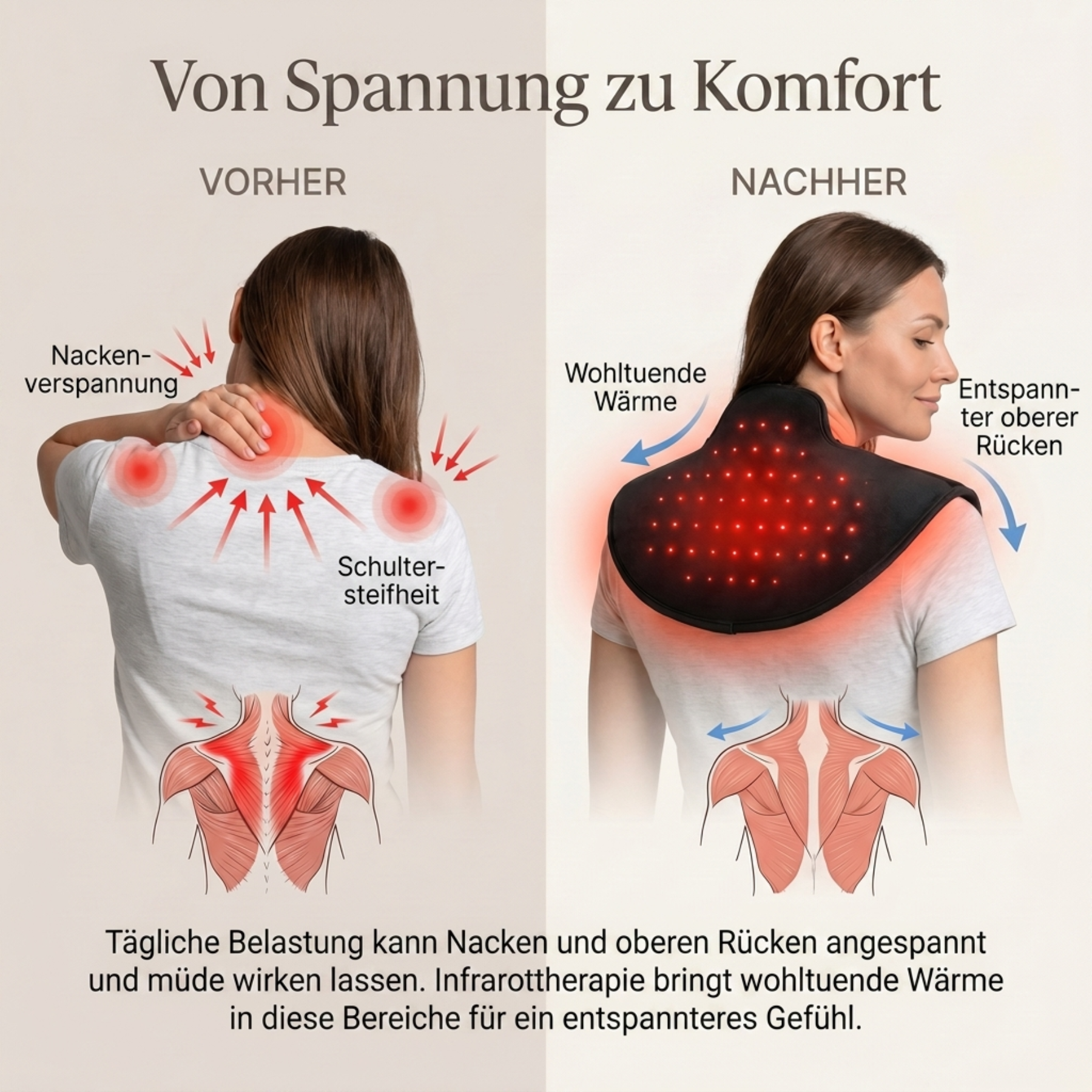 Infrarood Therapeutische Bovenrug Brace