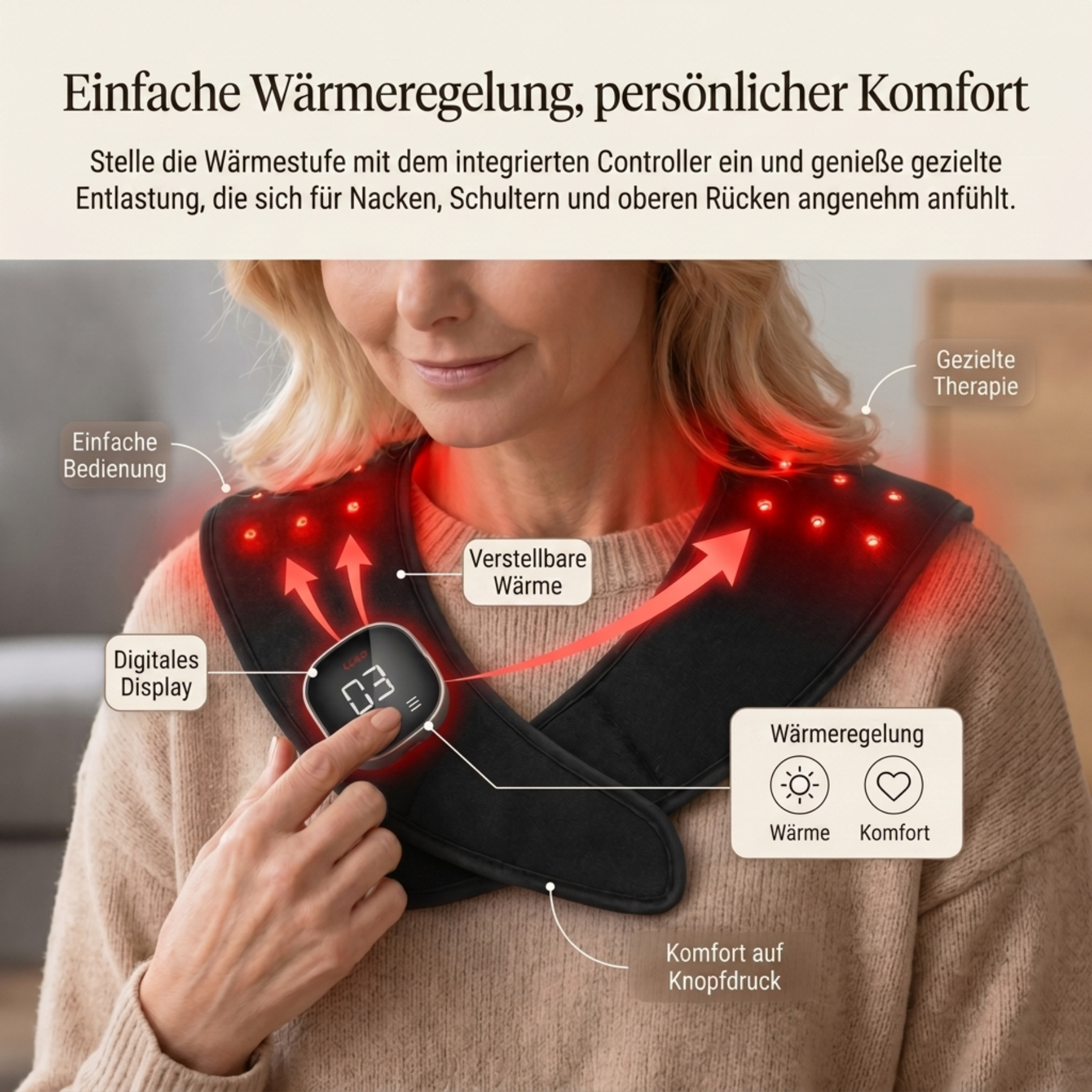 Infrarood Therapeutische Bovenrug Brace