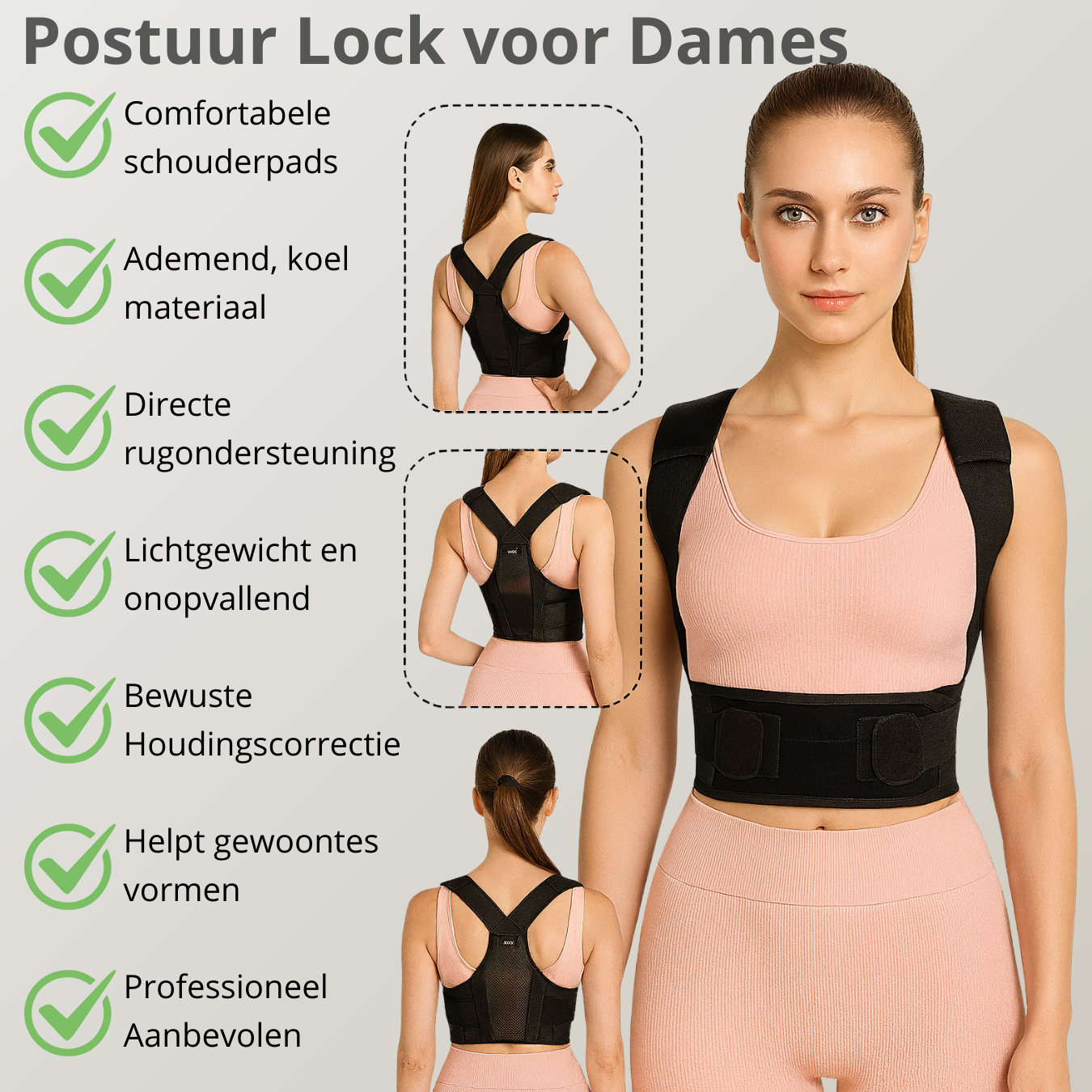 voordelen van postuur corrector voor dames werkt het echt een rugband voor een beter postuur of houding?