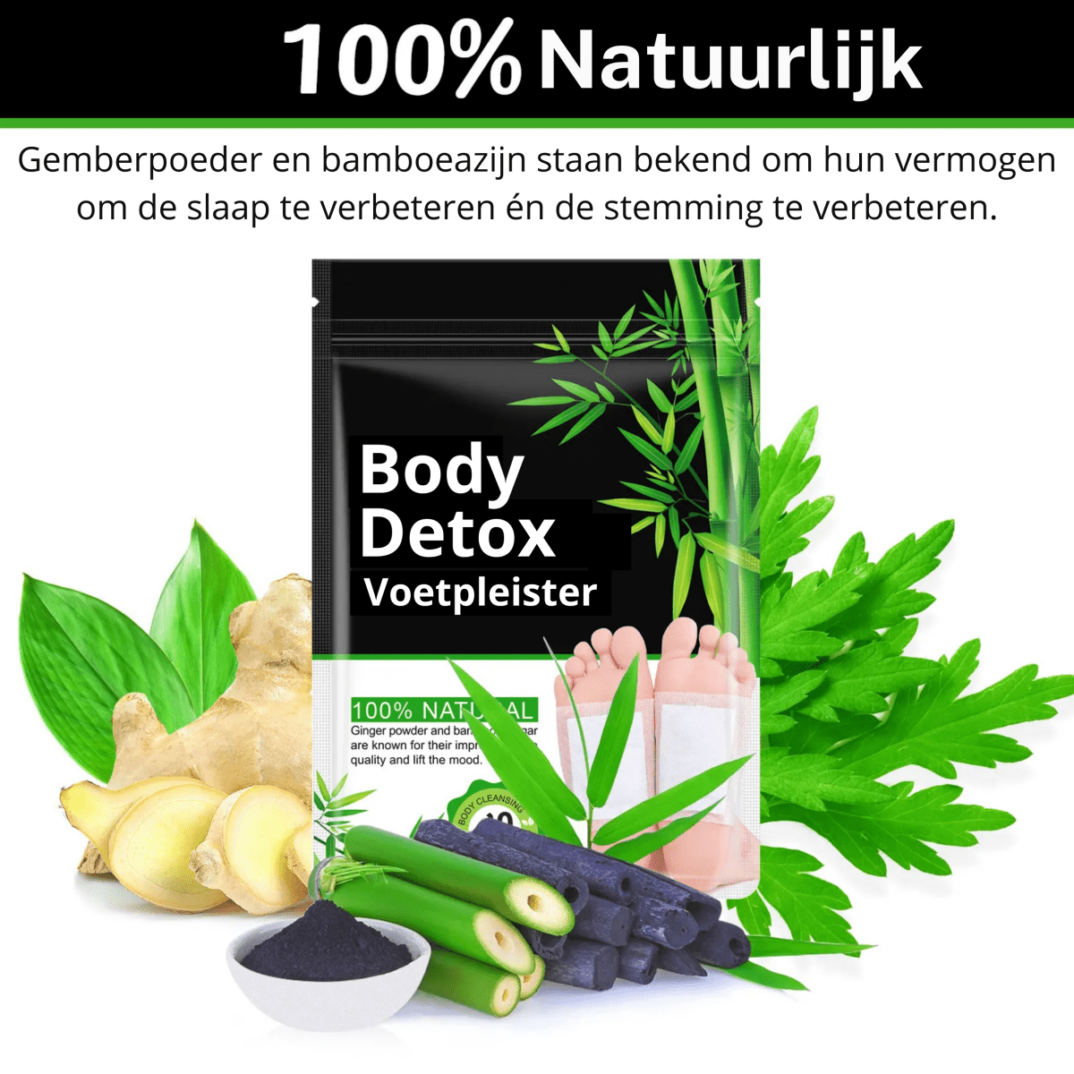 Body detox. reinig je lichaam. verminder zweetgeur.
