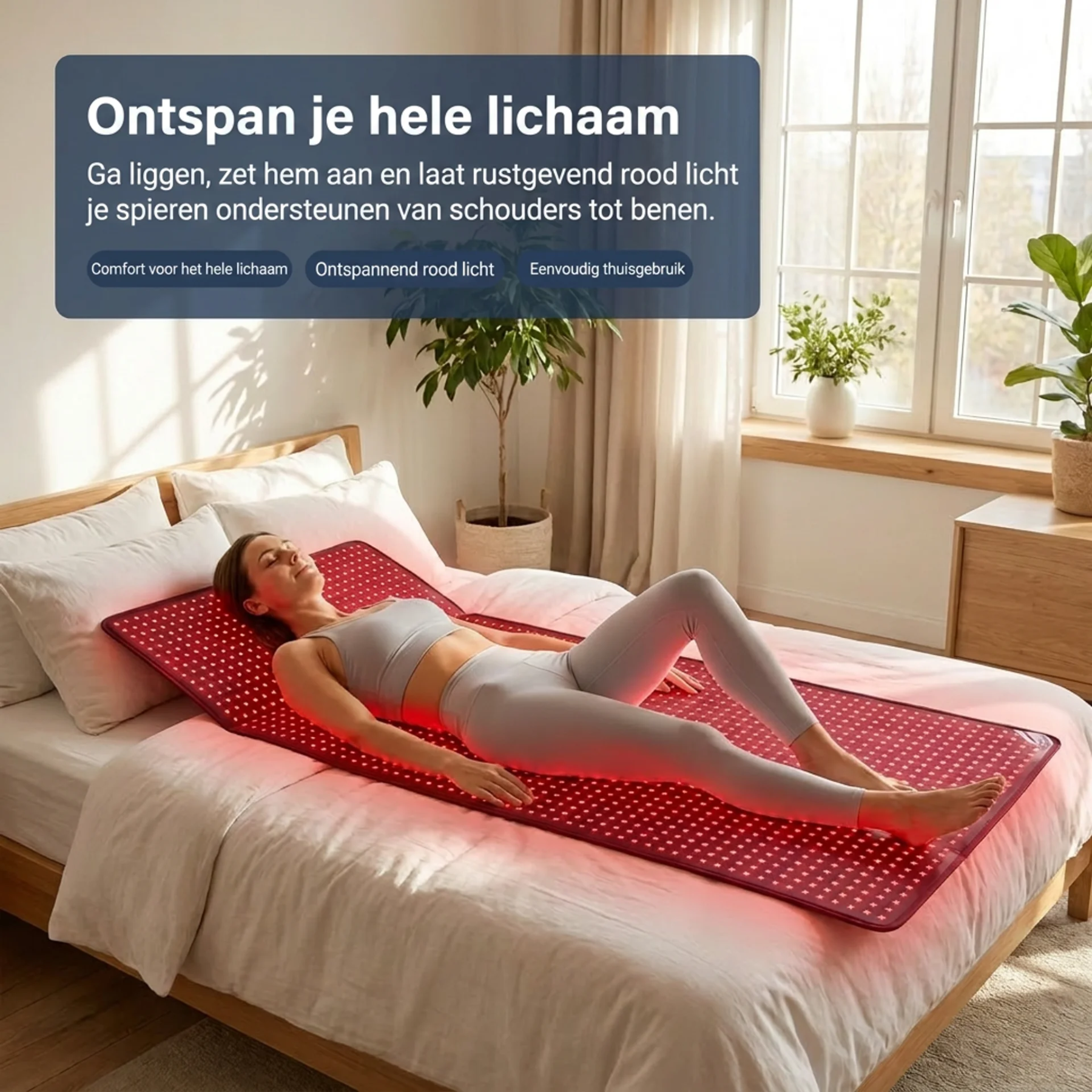 Professionelle Infrarot-Therapie-Matte - Wiederherstellung und Entspannung