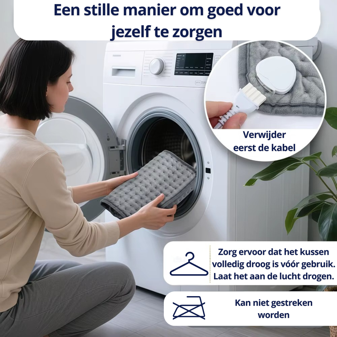 Verwarmingskleed – Diepe Warmte, Hulp bij Ontspanning