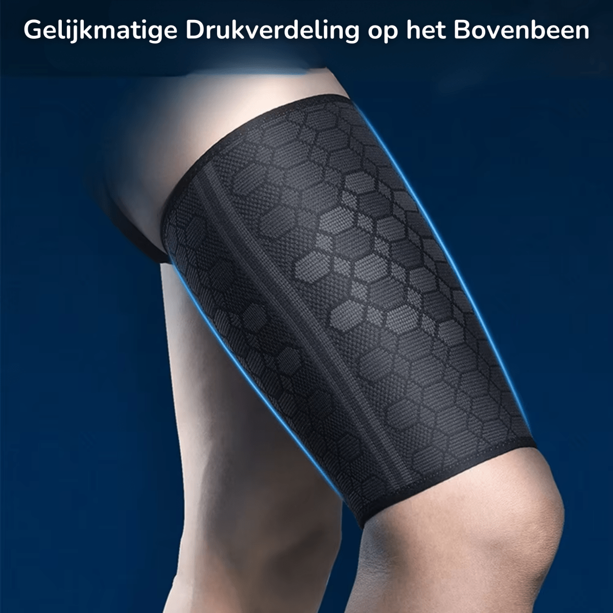 bovenbeen hamstring quatriceps brace sleeve band steun brace been bovenbeen band compressie sleeve been druk been spataderen spierpijn bovenbeen pijn