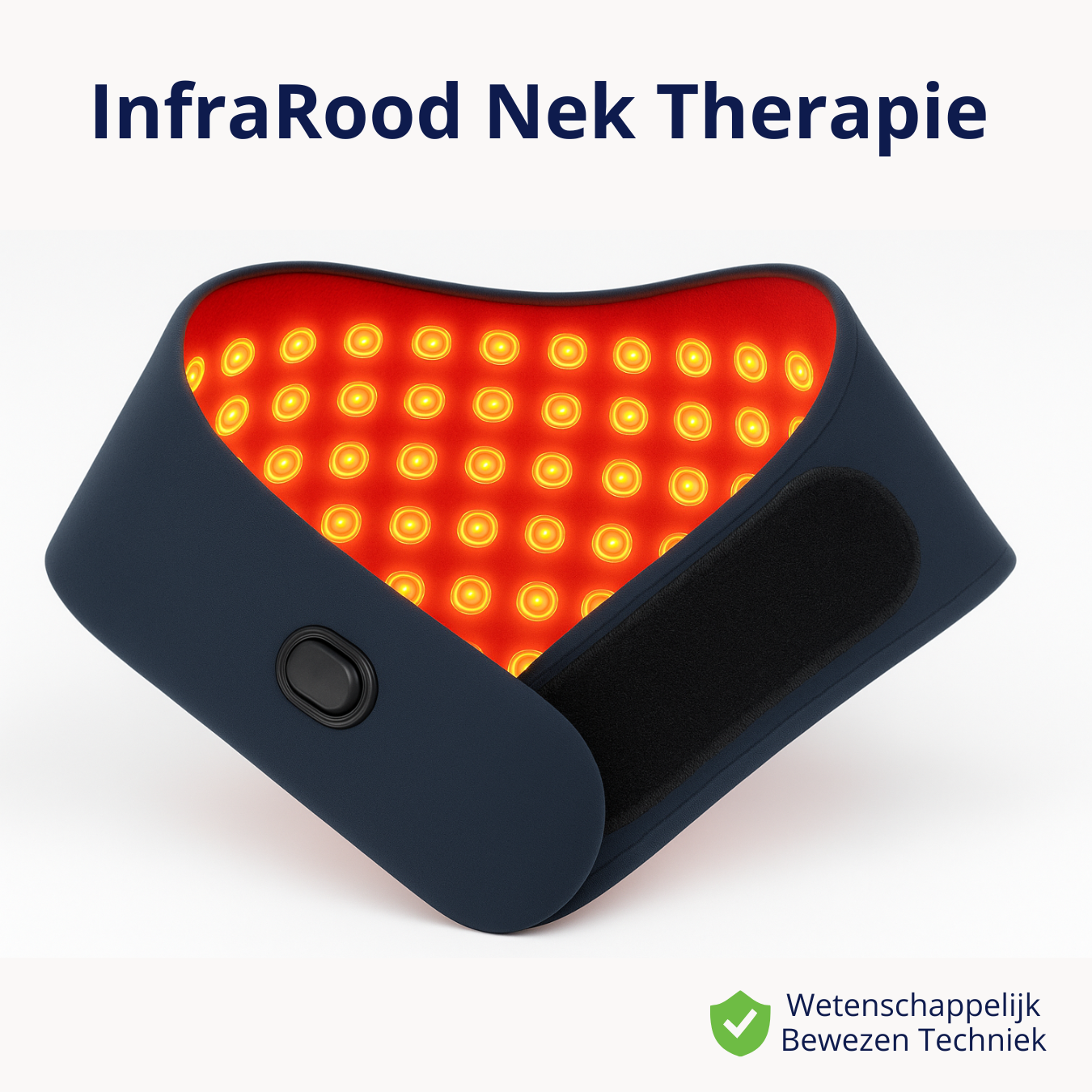 infrarood therapie brace voor nekwervels, nekpijn, nek hernia artrose nek rechte-rug