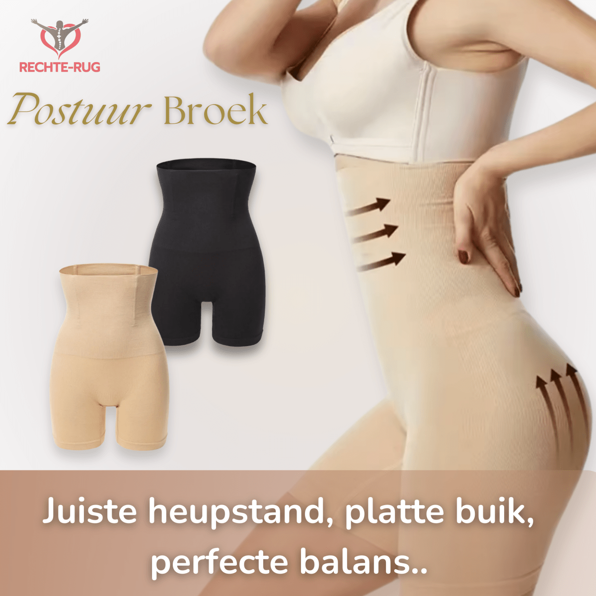PerfectPostuur - Compressie Broek - Verfijnde Lijnen - Dames