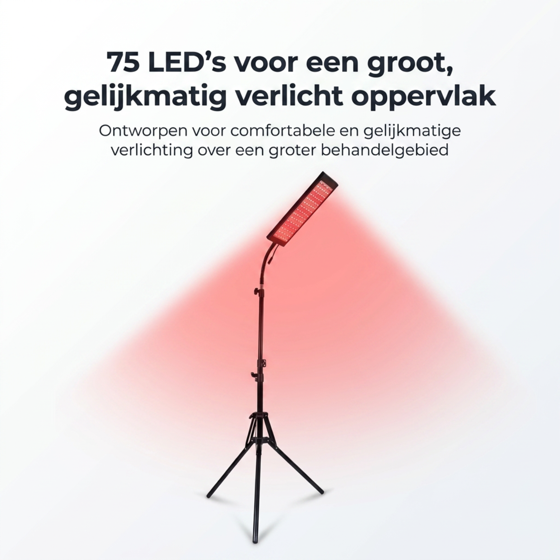 Infrarotlampe - 850 & 660 NM Rotlichttherapie - Mit Standard
