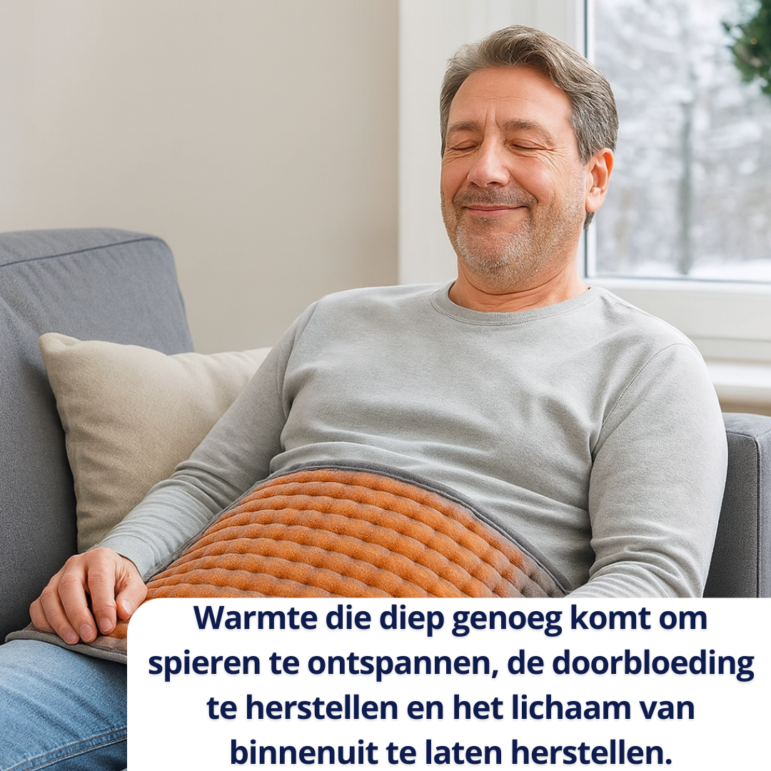 Verwarmingskleed – Diepe Warmte, Hulp bij Ontspanning
