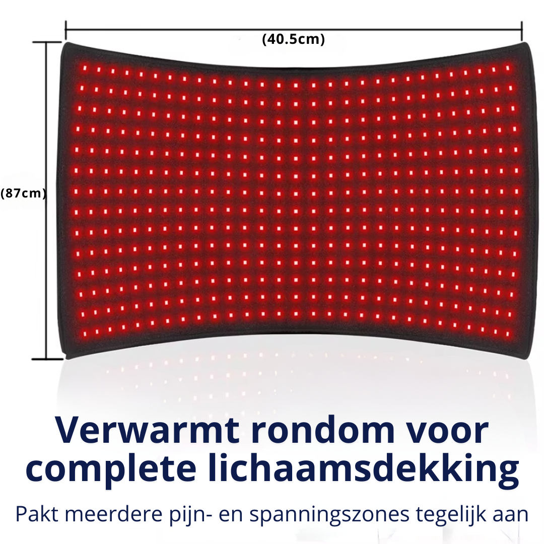 infrarood rechfterug infrarood therapie voor gewrichten en pezen infra rood lamp warmte mat rechte-rug.nl