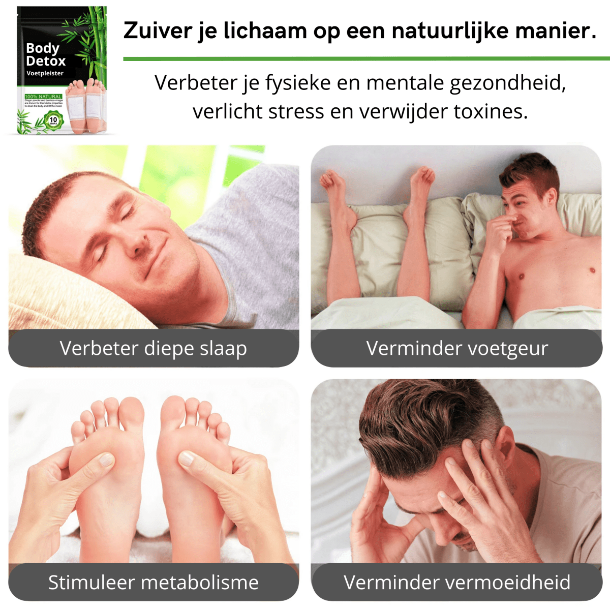 zuiver je lichaam op een natuurlijke manier body detox verminder voetgeur