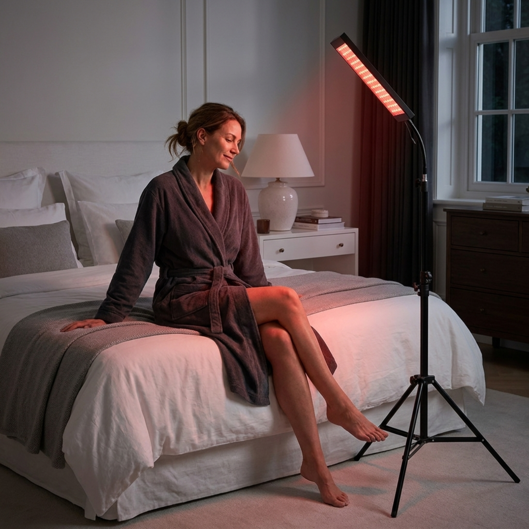 Infrarotlampe - 850 & 660 NM Rotlichttherapie - Mit Standard