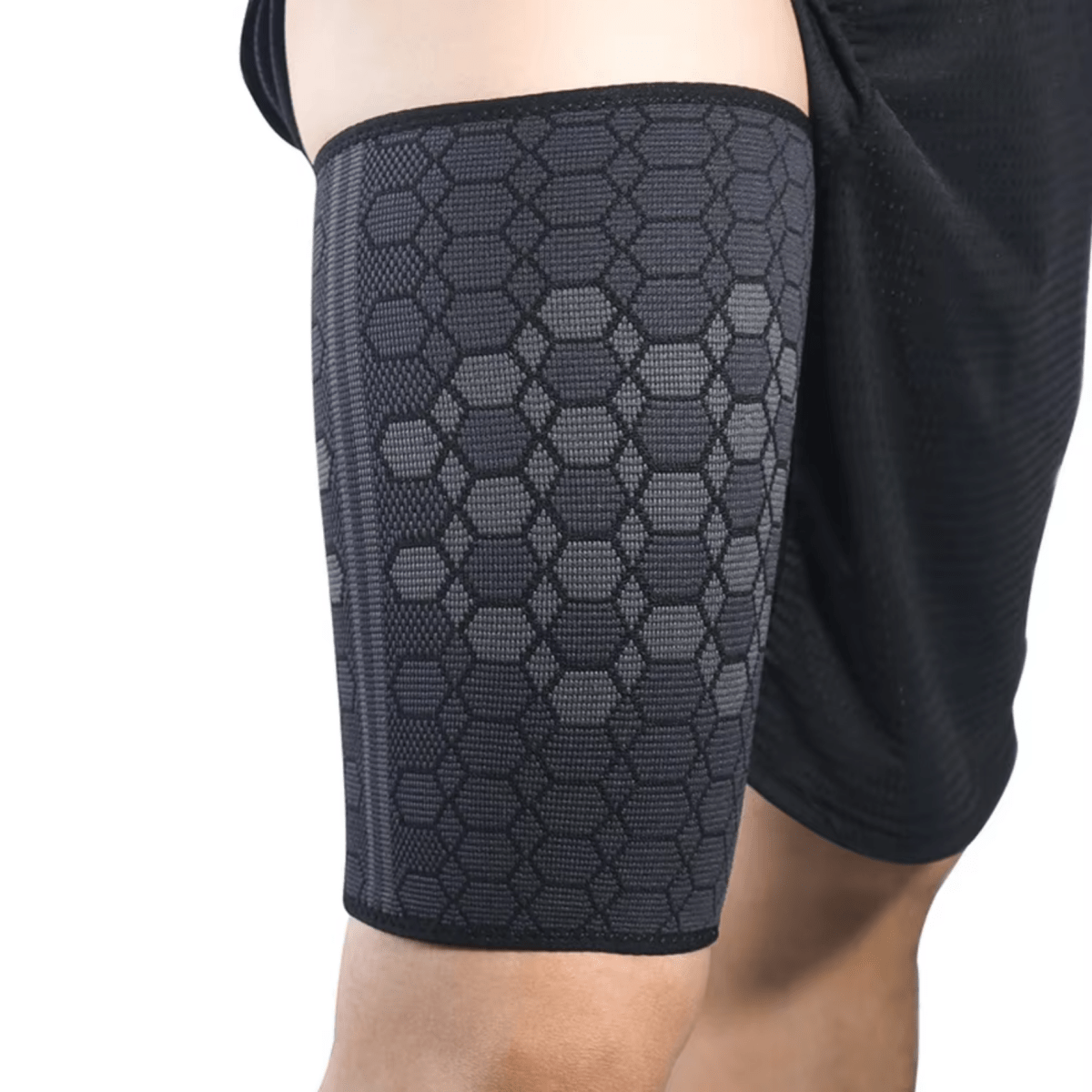 bovenbeen hamstring quatriceps brace sleeve band steun brace been bovenbeen band compressie sleeve been druk been spataderen spierpijn bovenbeen pijn rechte rug brace rechterug