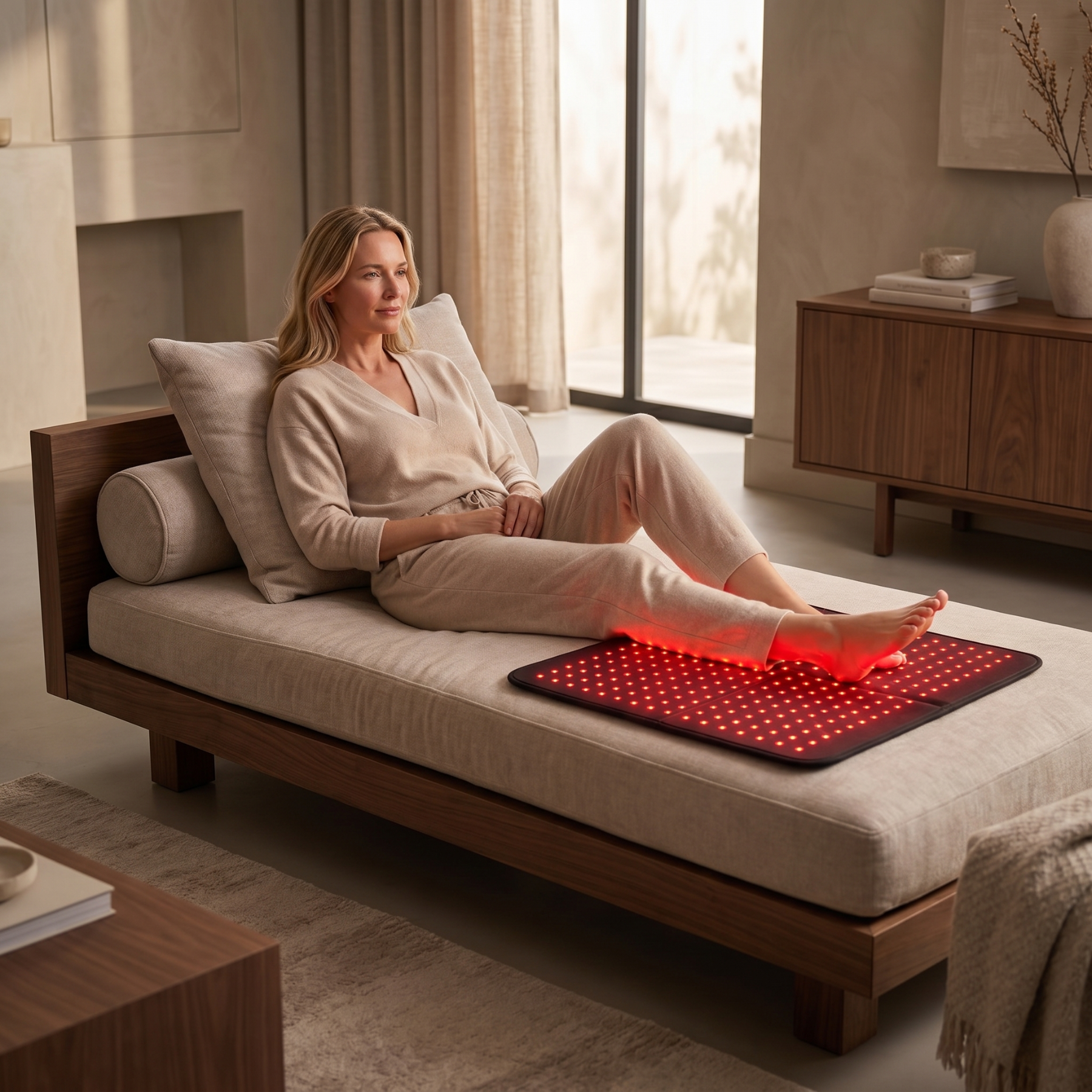 Professionele InfraRood Therapie Mat - 60x60cm - Herstel en Ontspanning