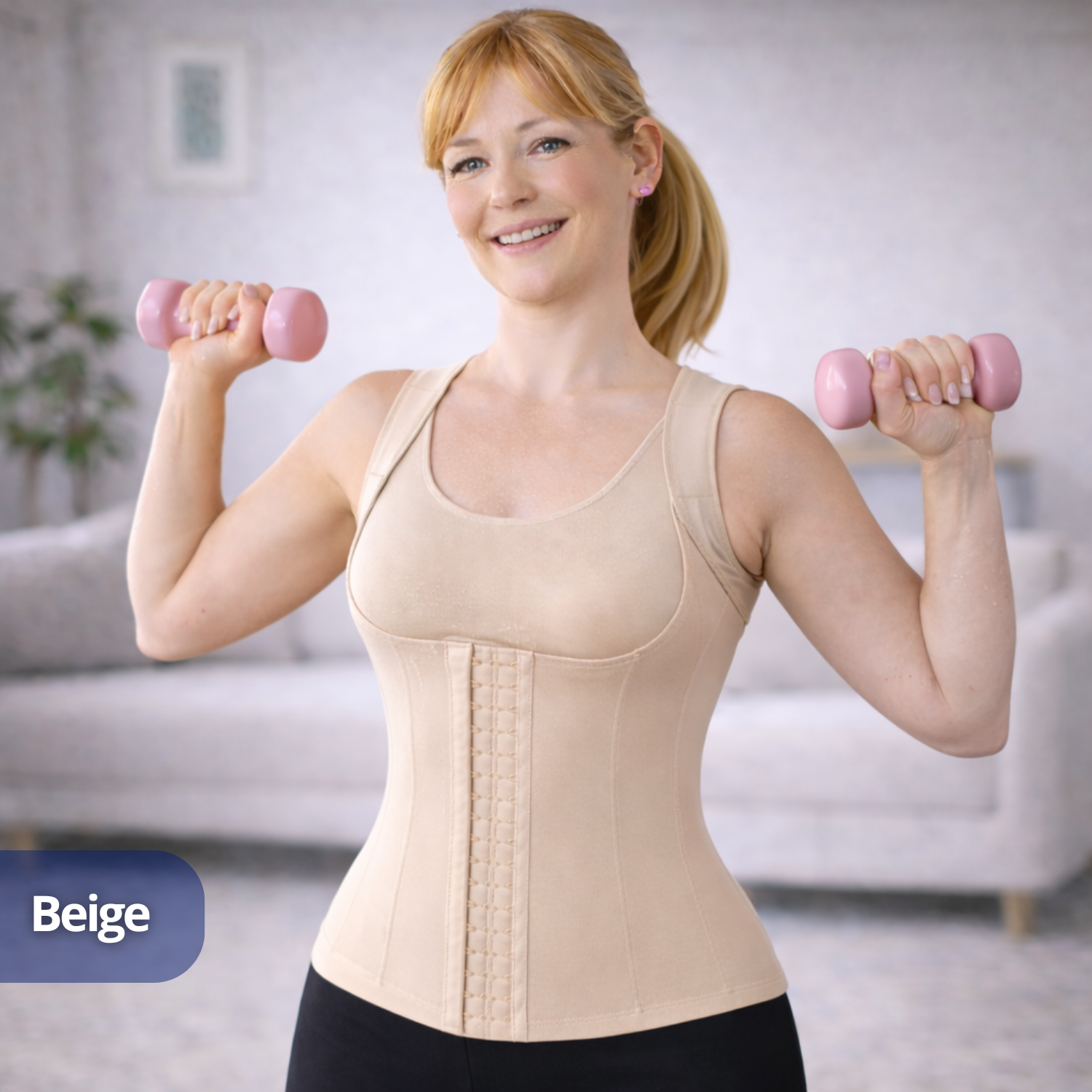 PerfectPostuur - Kompression Top - Schlank und Selbstbewusstes Körperhaltung - Damen