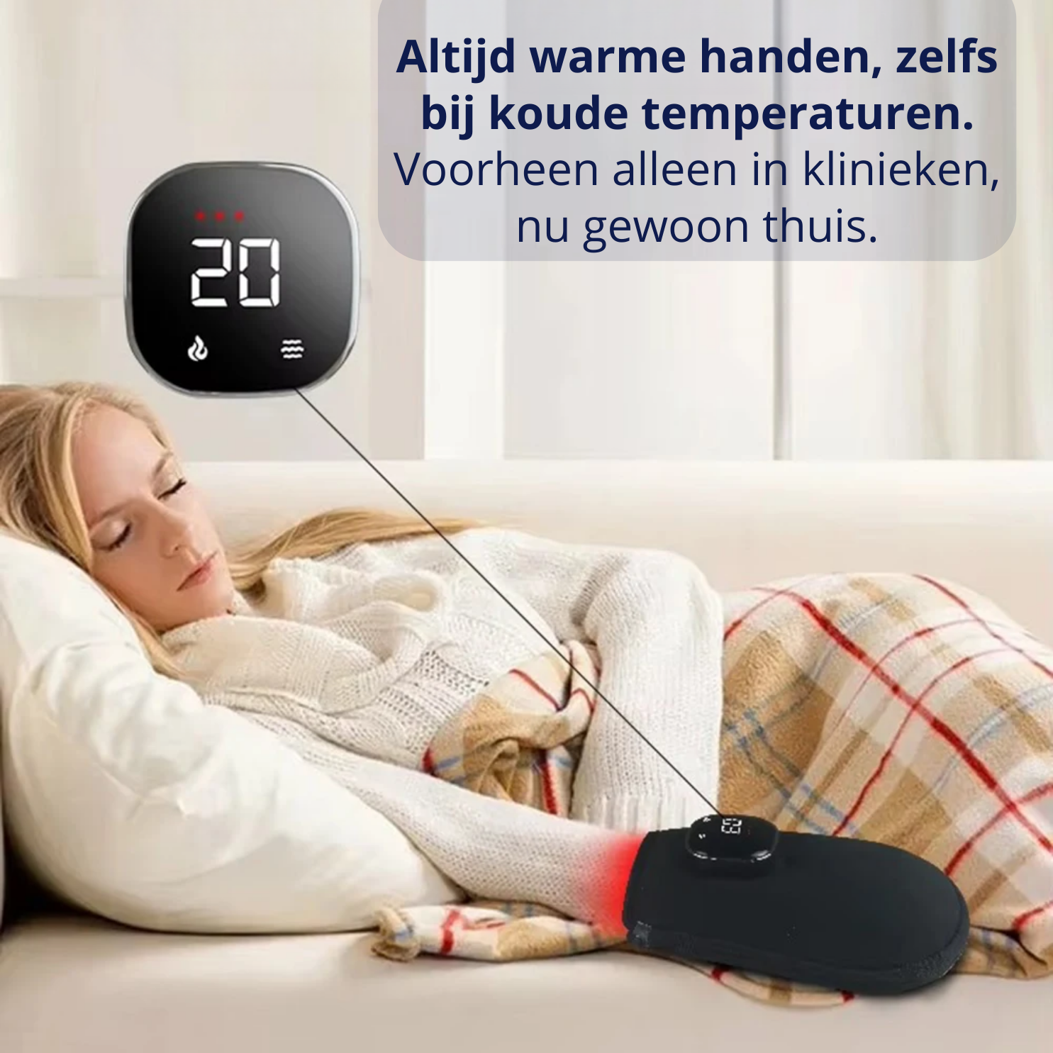 infrarood therapie voor reuma artrose in de pijnlijke handen van rechte-rug.nl rechte rug