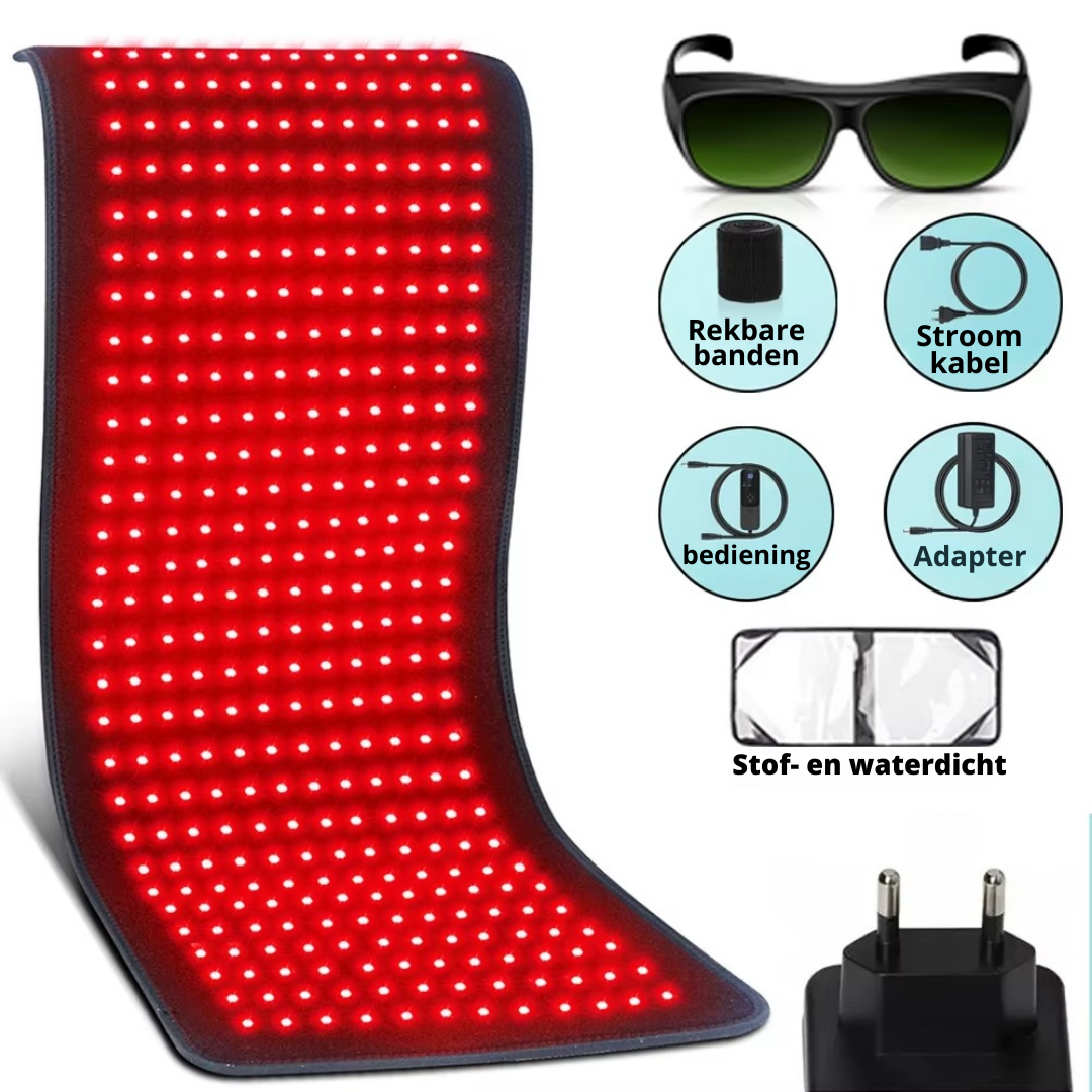 infrarood rechfterug infrarood therapie voor gewrichten en pezen infra rood lamp warmte mat rechte-rug.nl