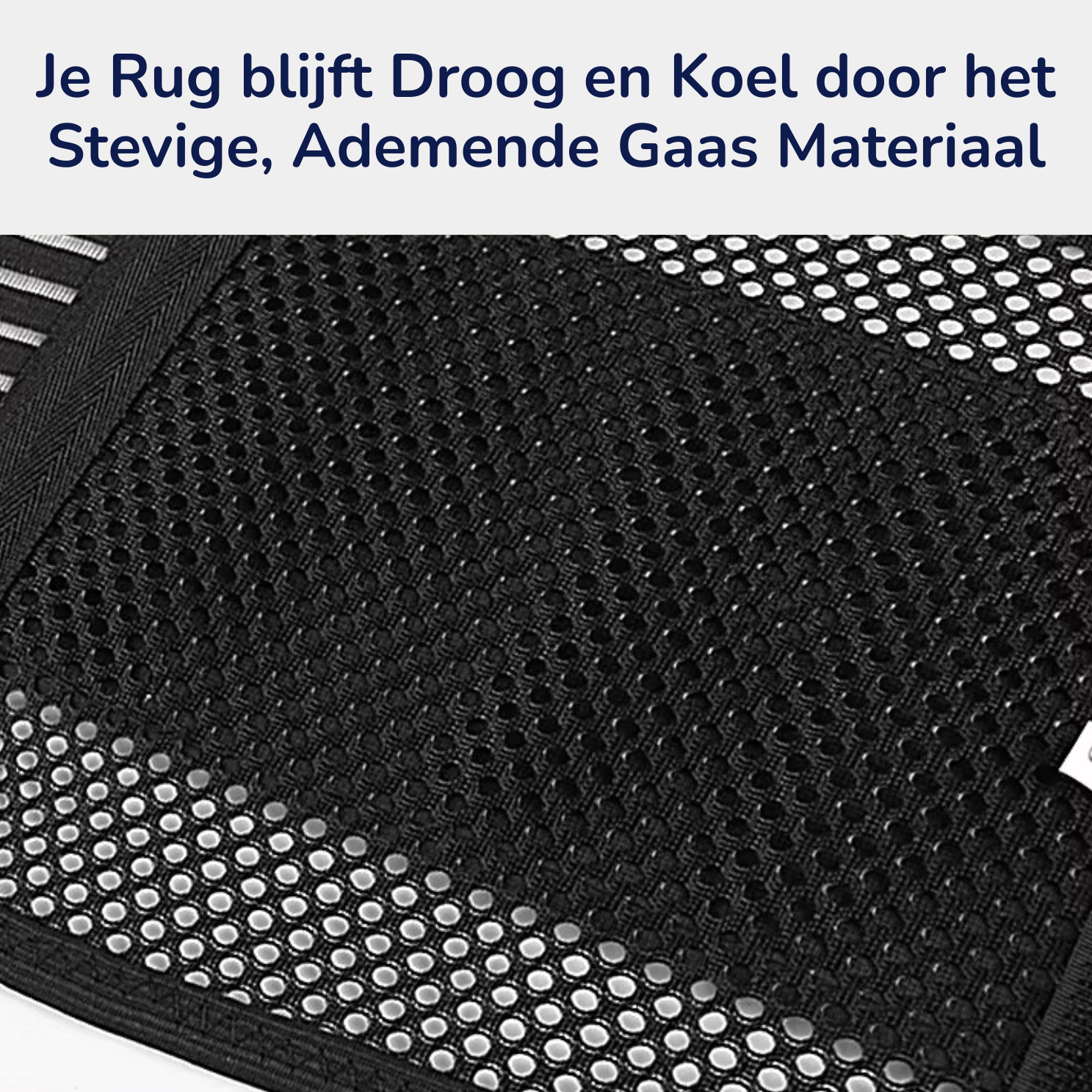 rugbrace voor de onderrug zonder zweten in de zomer rechte-rug.nl goede ondersteuning onderrug band zonder zweten