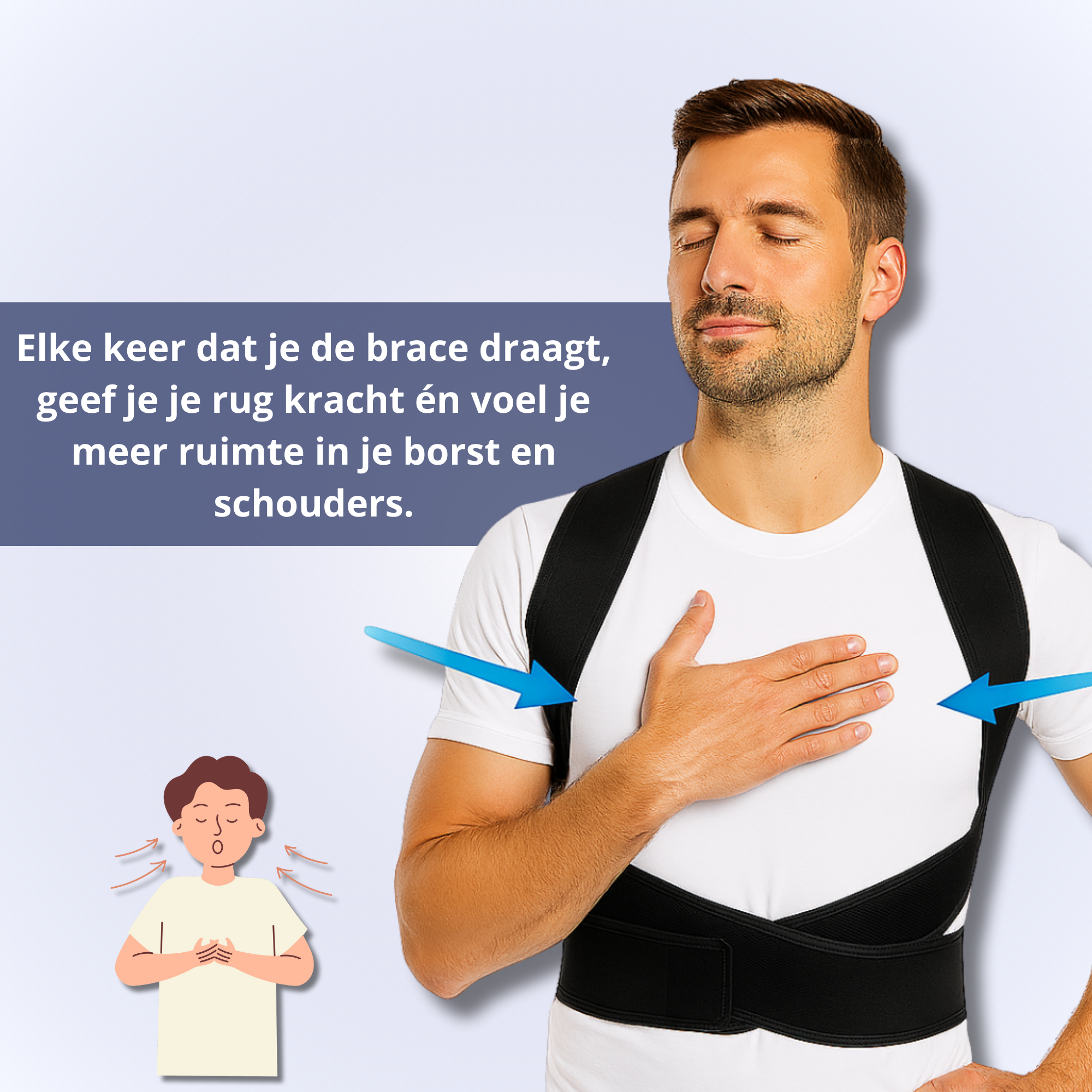 ActivePosture - Postuur Correctie Brace - Op Maat