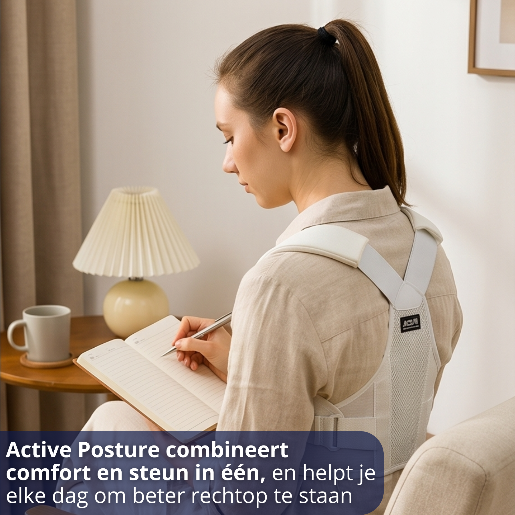 postuur brace, postuur lock, rechte rug, houding, rug ondersteuning, schouder ondersteuning, houding corrector, rug brace, schouders naar achteren, rechte houding, rug steun, bovenrug, houding verbeteren, rechtop zitten, rechtop staan, houding hulp, rug correctie, schouder correctie, ergonomie, comfort, ondersteuning, dagelijkse houding, lichaamshouding, rug recht, houding brace, correctie brace, rug en schouders, houding steun, recht blijven, minder inzakken
