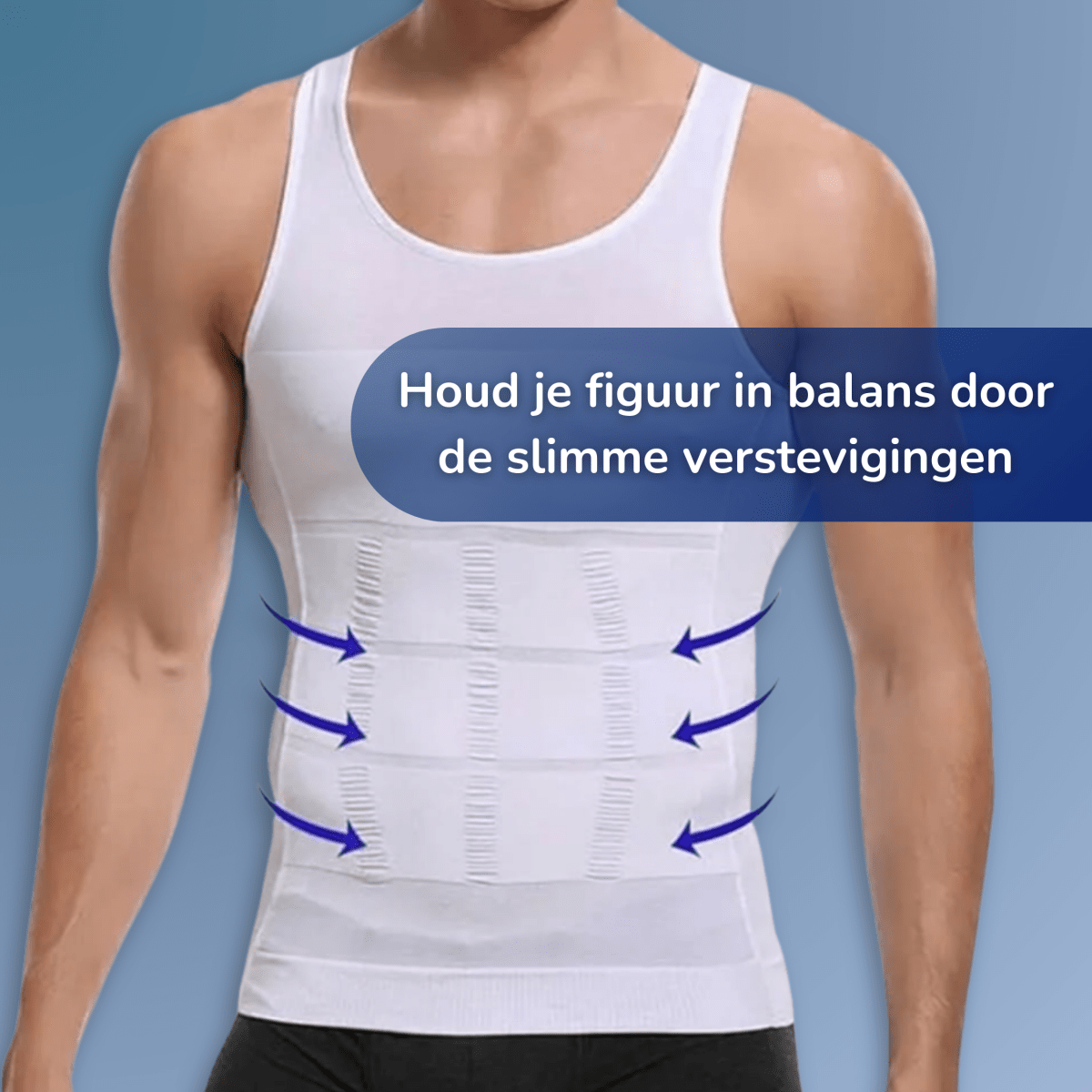 PerfectPostuur - Compressie Hemd - Slank en Recht Postuur - Heren