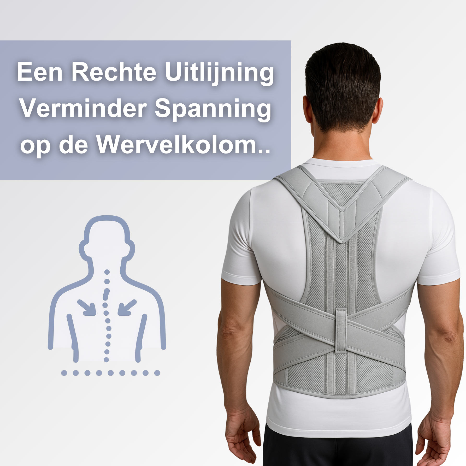 postuurbrace ondersteuning rechte rug brace postuur houder