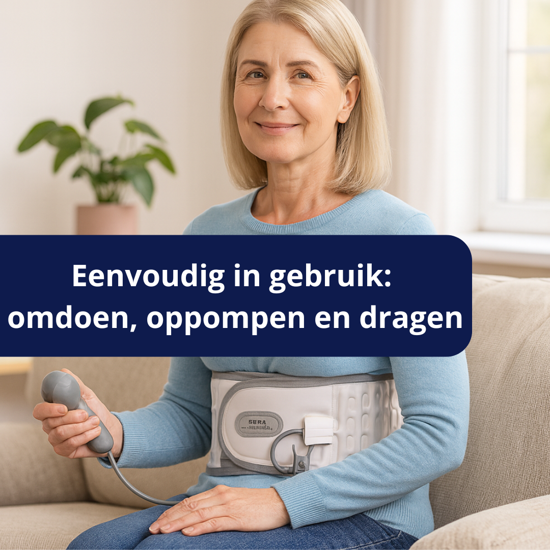 Hernia Ondersteuningsbrace met Luchttractie – Extra steun en ruimte voor je onderrug