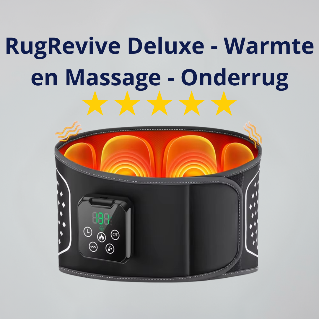 RugRevive Deluxe - Warmte en Massage - Onderrug