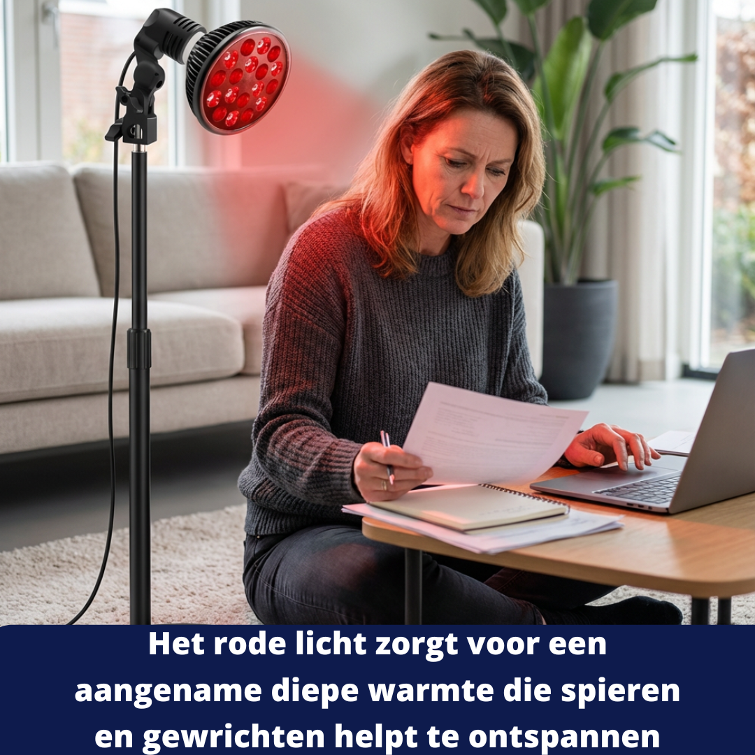 Infrarotlampe - 850 & 660 NM Rotlichttherapie - Mit Standard