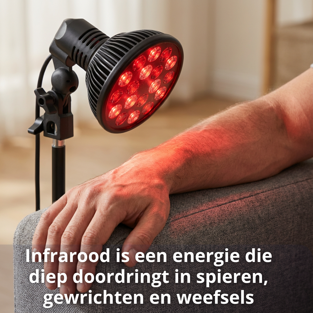 Infrarotlampe - 850 & 660 NM Rotlichttherapie - Mit Standard