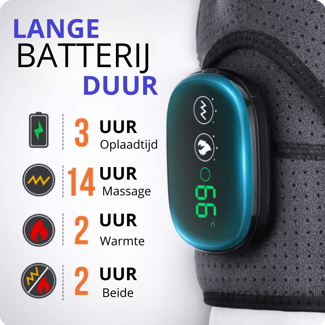 schouder support met warmte infrarood en massage schouders... roodlicht therapie voor schouders. infrarood schouder brace voor support, warmte en massasge. schouderbrace klittenband warmte batterij accu
