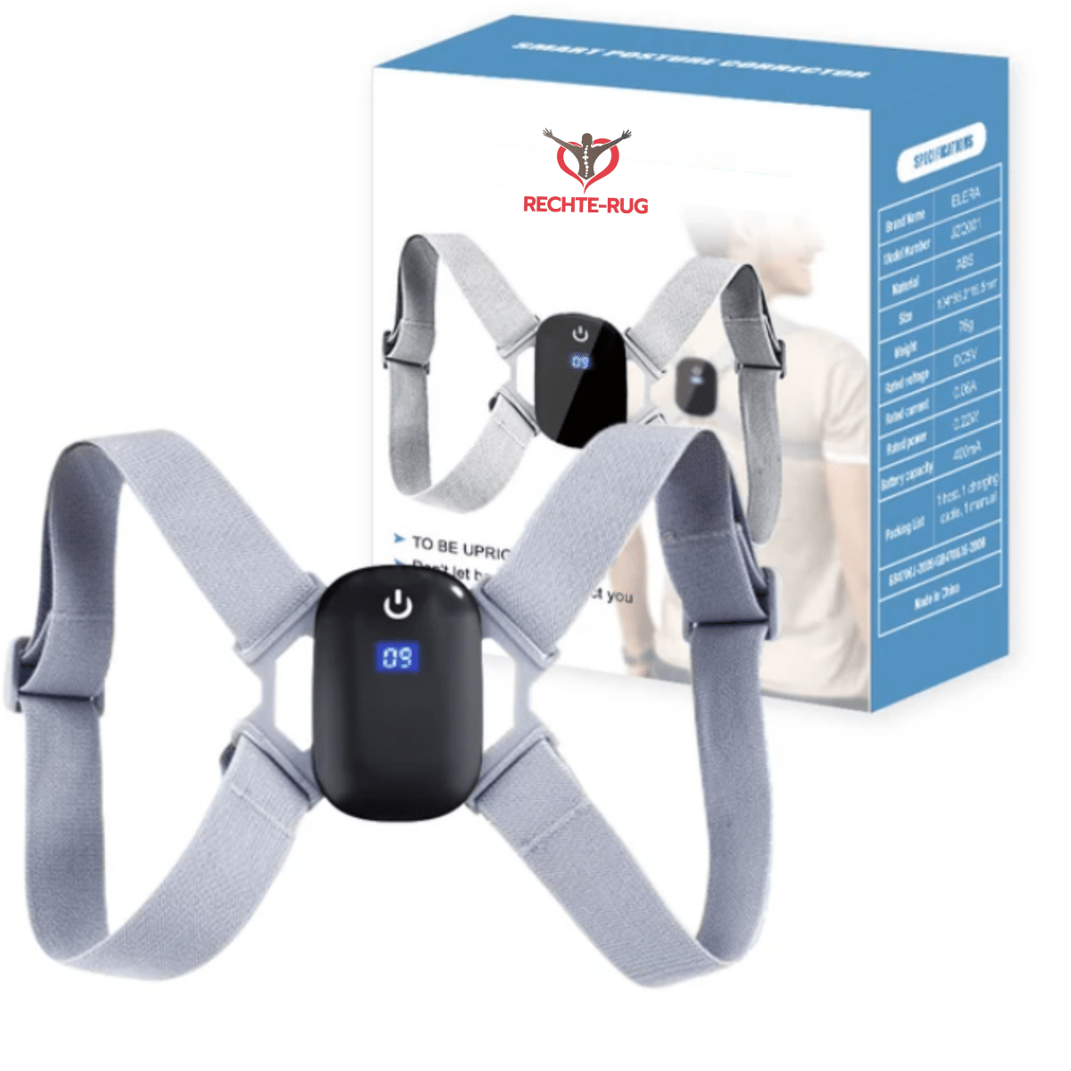 Houding postuur corrector aanpassen voor slechte houding, schouders gebogen naar voren oplossen met vibratie herinnering van deze brace band postuur brace schouders bovenrug
