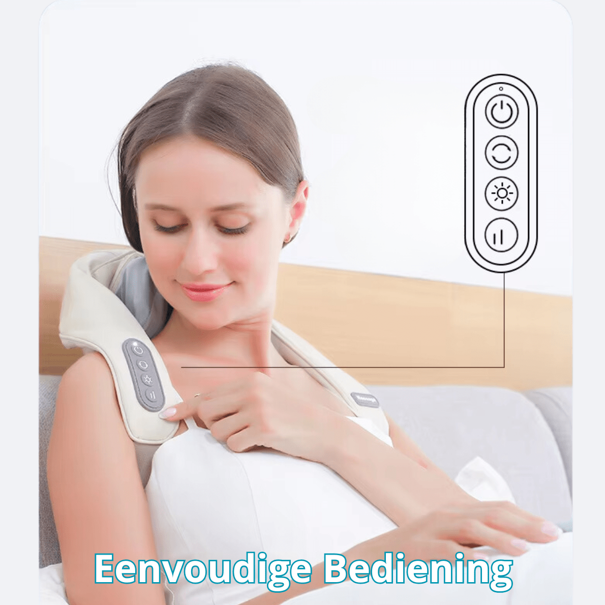 Simulation Nacken- & Schultermassage - mit Heizung