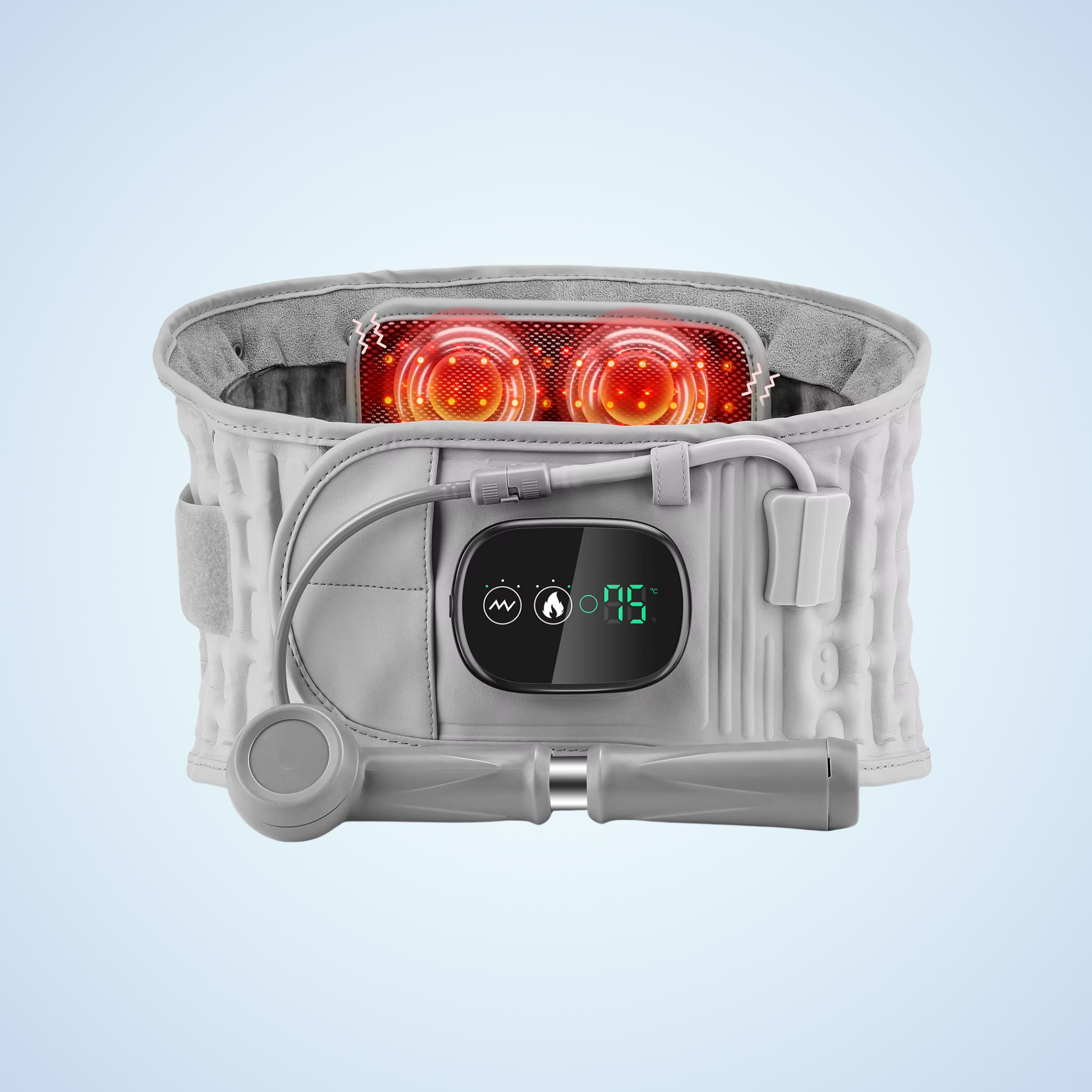 Upgrade:  Touch Screen Decompressie Brace met InfraRood Verwarming en Massage