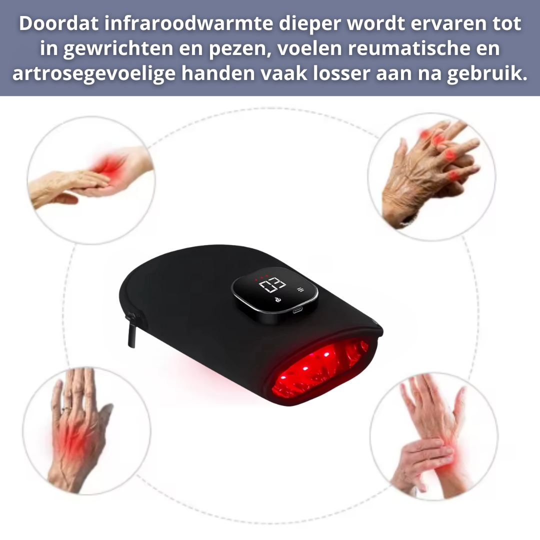 InfraRood Therapeutische Warmte Handschoen - Verlicht en Herstel