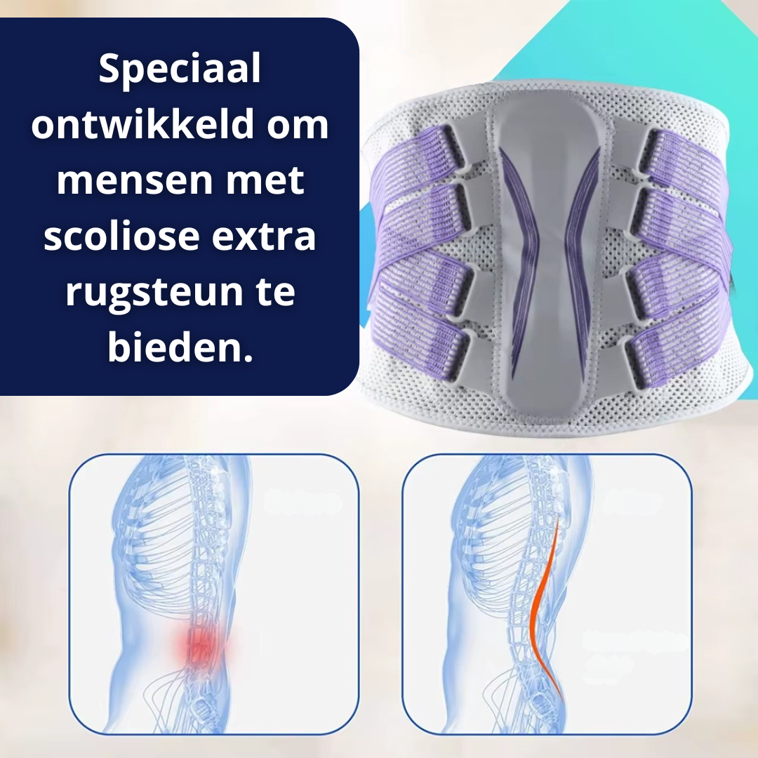 Rugbrace voor Ondersteuning bij de Onderrug – Comfort & Steun bij Scoliose