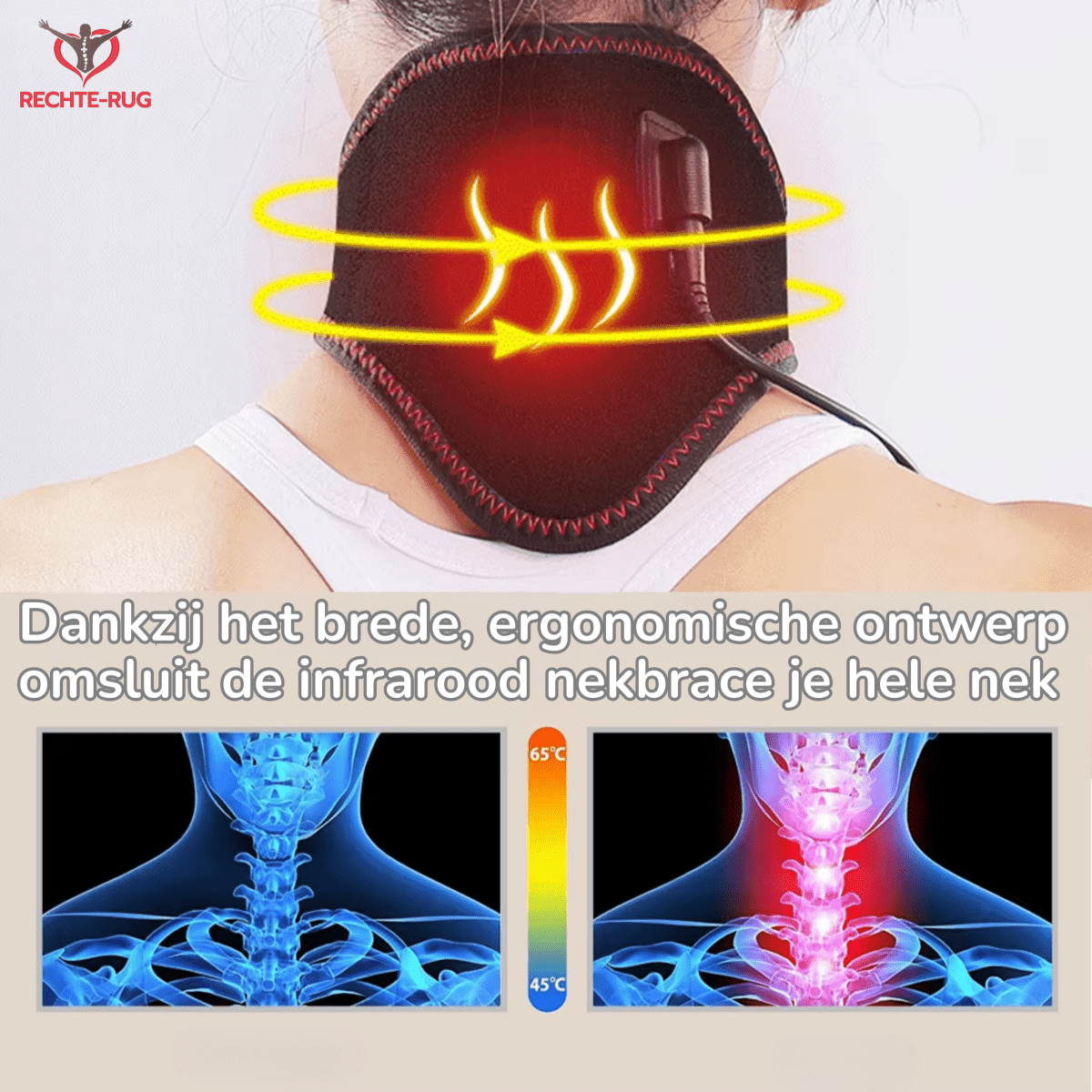 Nek InfraRood Warmte Brace