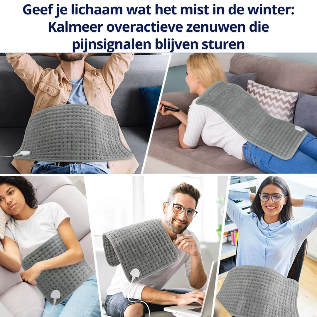 Verwarmingskleed – Diepe Warmte, Hulp bij Ontspanning