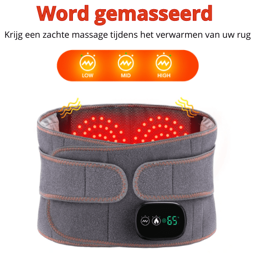 Ontdek de RugRevive Rechte-Rug Infrarood Brace tegen rugpijn, hernia, en andere rugklachten - Voor verlichting van rugpijn, rughernia, verbeterde bloedcirculatie en vermindering van ontstekingen met de innovatieve infrarood brace.