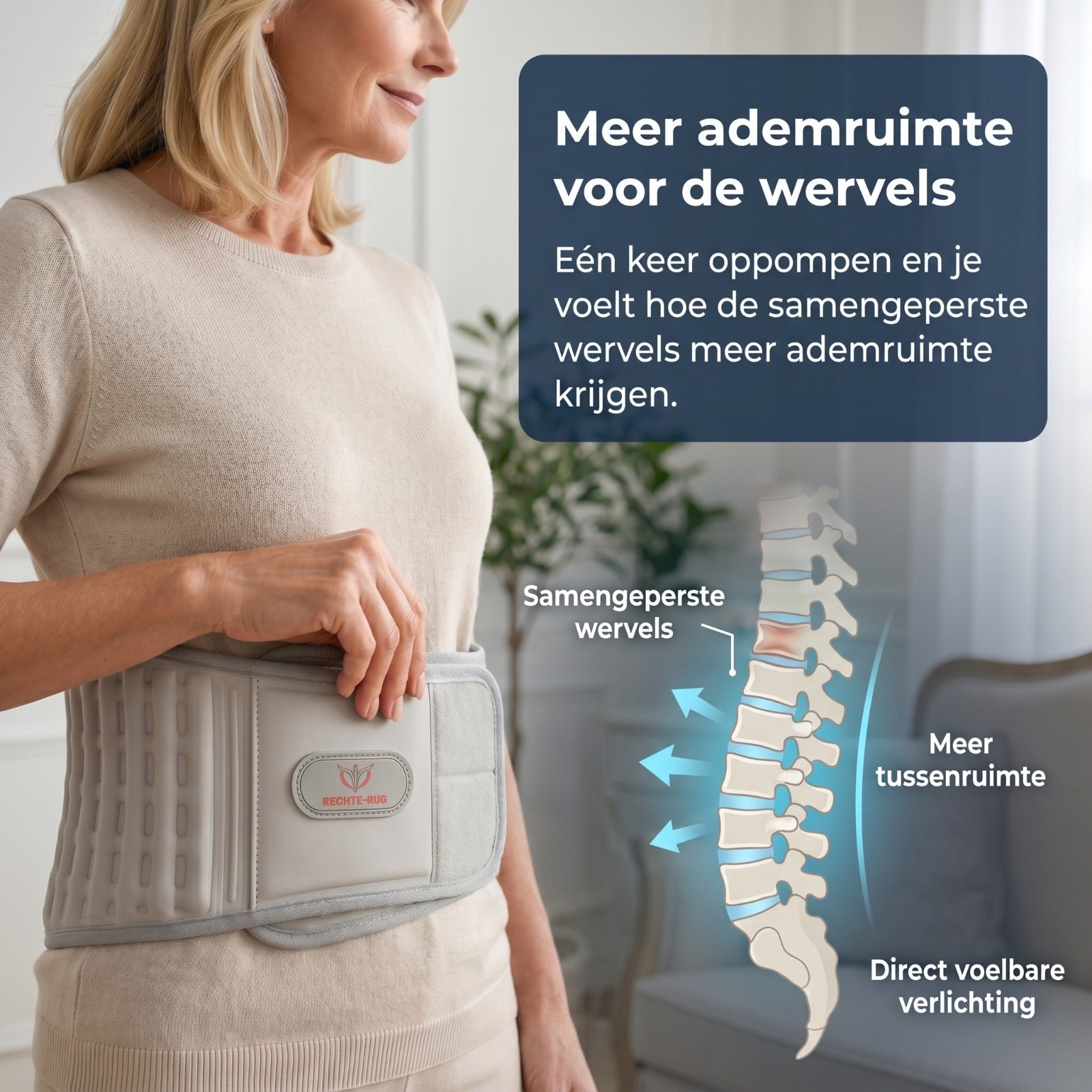 ingezakte wervels rugbrace rechte rug 2