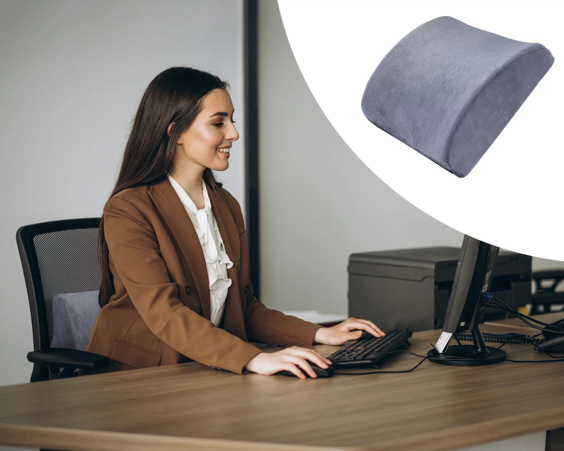 ergonomisch Kussen voor bureaustoel voor een rechte onderrug onderrugpijn kussen